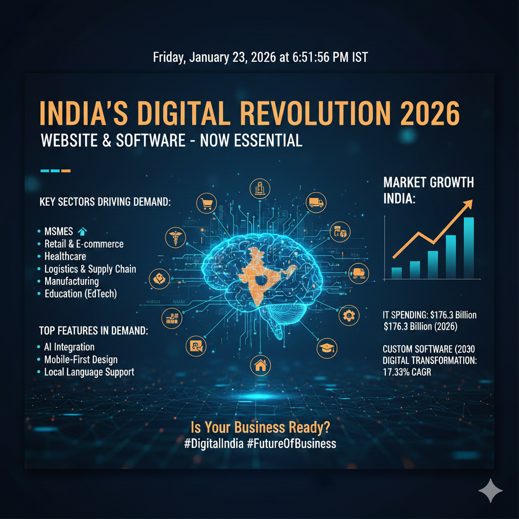 Unmasking the Necessity of Business Websites and Software in Indian Market