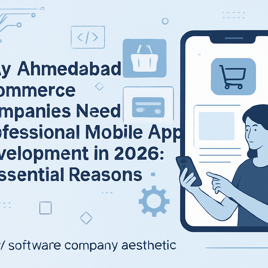 Why Ahmedabad Ecommerce Companies Need Professional Mobile App Development in 2026: 7 Essential Reasons